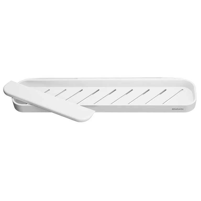 Shower Shelf with Squeegee Brabantia MindSet Mineral Fresh White