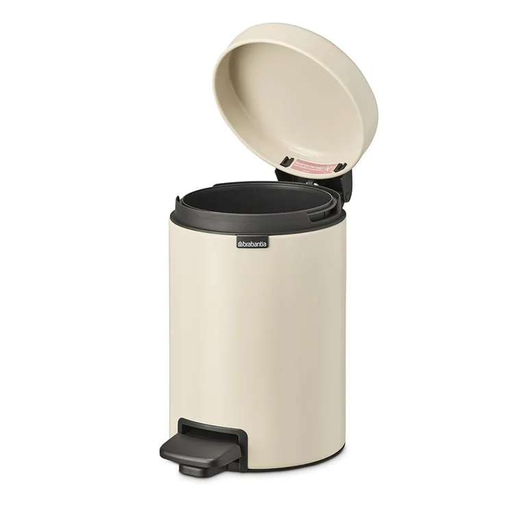 Pedal Waste Bin Brabantia NewIcon 3L, Soft Beige