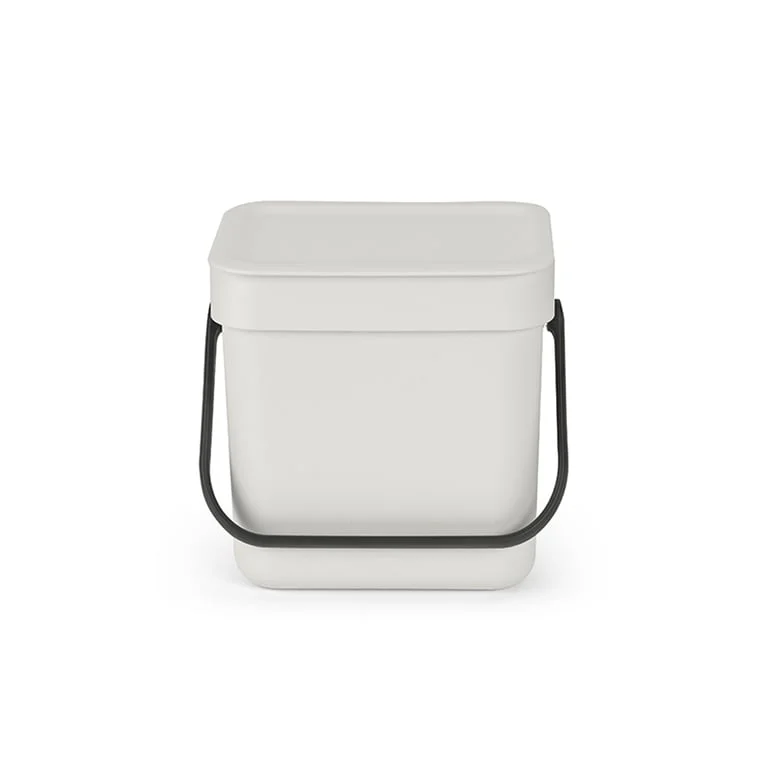 Waste Bin Brabantia Sort&Go 3L, Light Grey