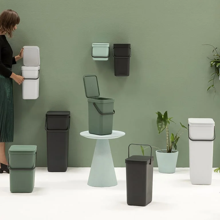 Waste Bin Brabantia Sort&Go 3L, Light Grey