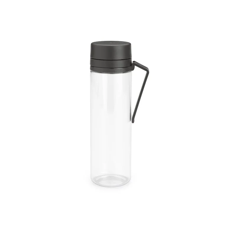 Water Bottle Brabantia Make&Take Dark Grey 500ml, with Strainer