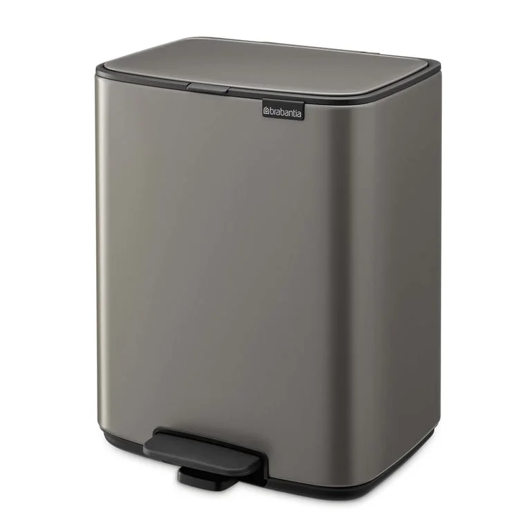 Кош за смет Brabantia Bo Pedal 12L, Platinum
