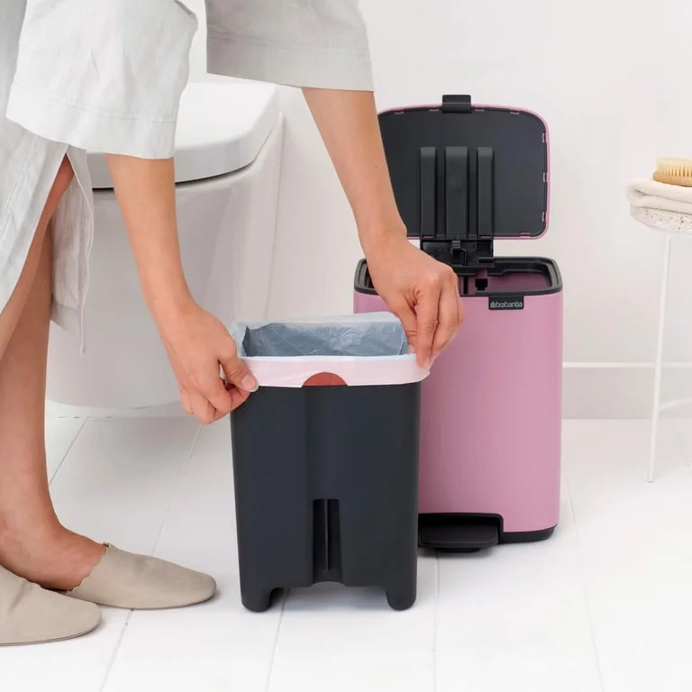 Waste Bin Brabantia Bo Pedal 7L, Lilac Pink