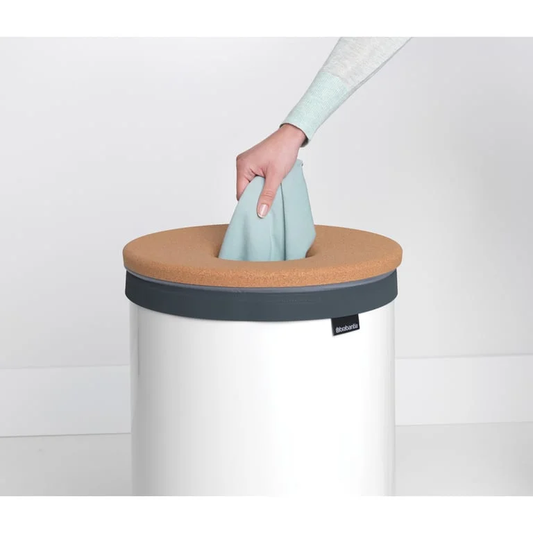 Кош за пране Brabantia 60L, White, корков капак