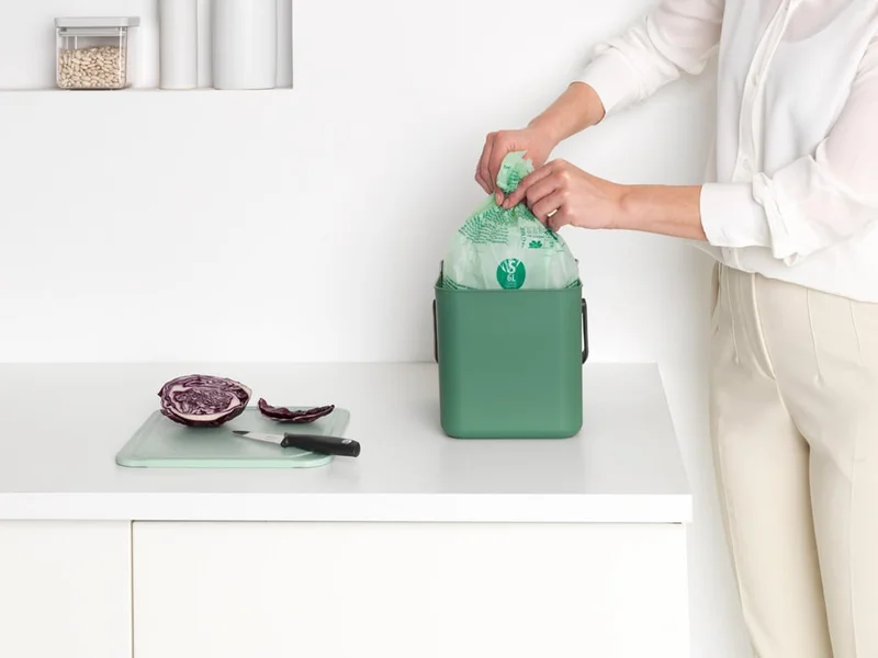 Waste Bin Brabantia Sort&Go 6L, Fir Green