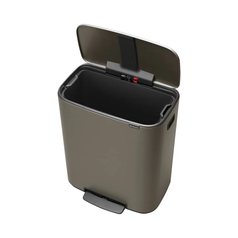 Waste Bin Brabantia Bo Pedal 60L, Platinum