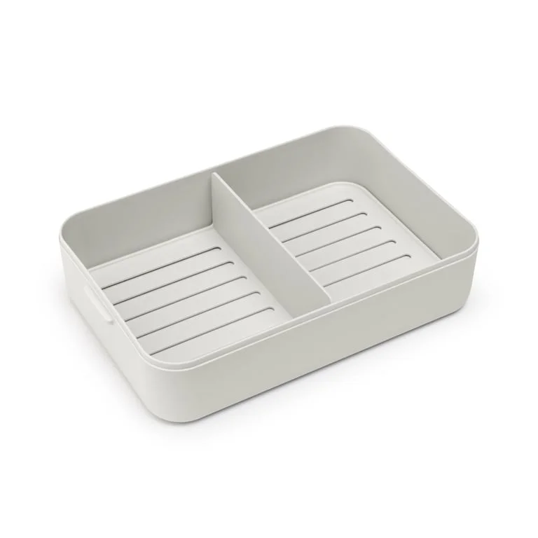 Кутия за обяд Brabantia Make&Take 2L, Light Grey, с разделители