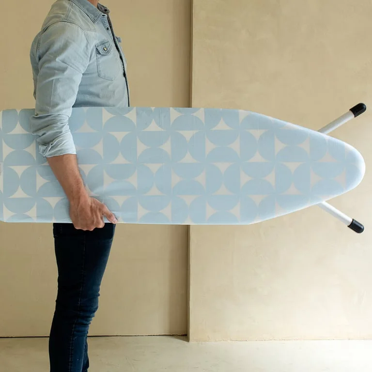 Ironing Board Brabantia C 124x45cm, Solid Steam Unit Holder, Fresh Breeze