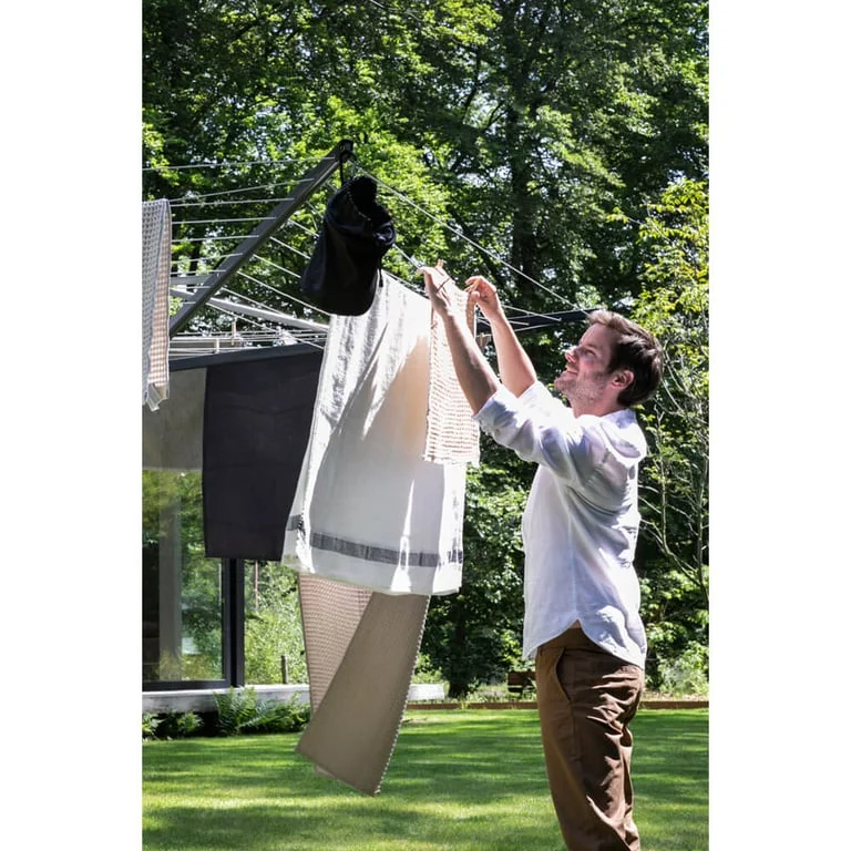 Outdoor Dryer Brabantia Topspinner 50m, Metal Soil Spear, Anthracite