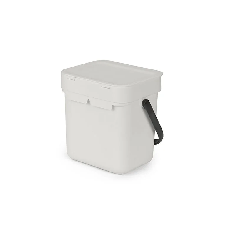 Waste Bin Brabantia Sort&Go 3L, Light Grey