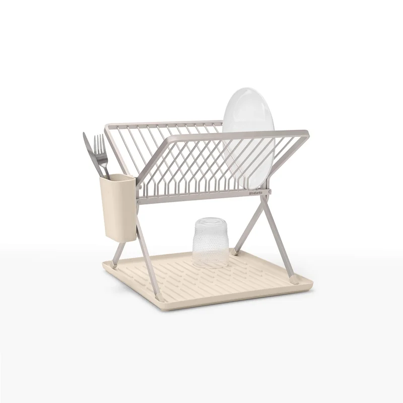 Foldable Dish Rack Brabantia, Soft Beige
