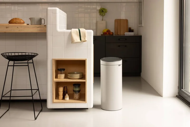 Waste Bin Brabantia Touch New 30L, Soft Grey