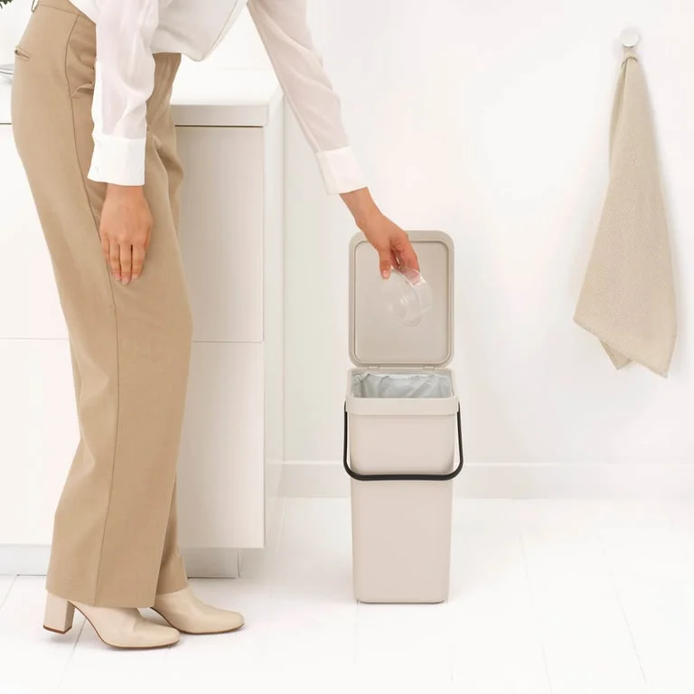 Waste Bin Separation Basket Brabantia Sort&Go 16L, Soft Beige