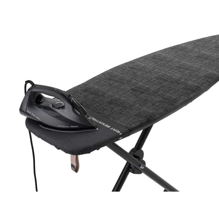 Ironing Board Brabantia D 135x45cm, Heat Resistant Iron Parking Zone, Denim Black