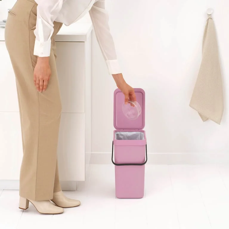 Waste Bin Separation Basket Brabantia Sort&Go 12L, Lilac Pink