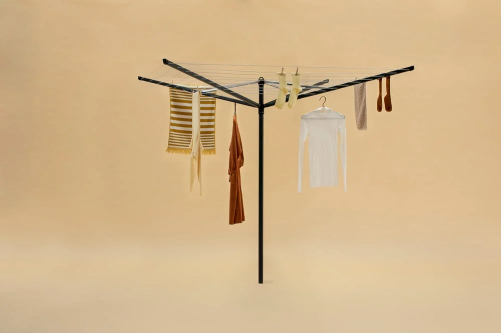 Outdoor Dryer Brabantia Topspinner 50m, Metal Soil Spear, Anthracite