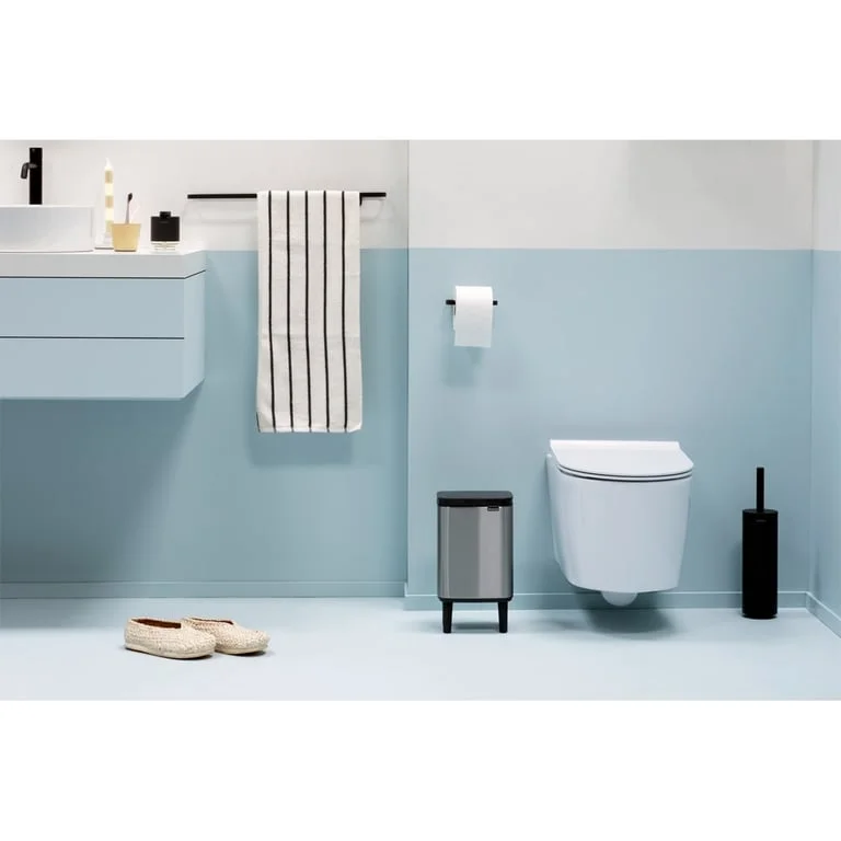 Кош за смет Brabantia Bo Small Hi 4L, Matt Steel Fingerprint Proof