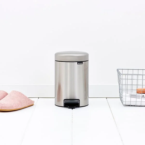 Кош за смет с педал Brabantia NewIcon 3L, Matt Steel