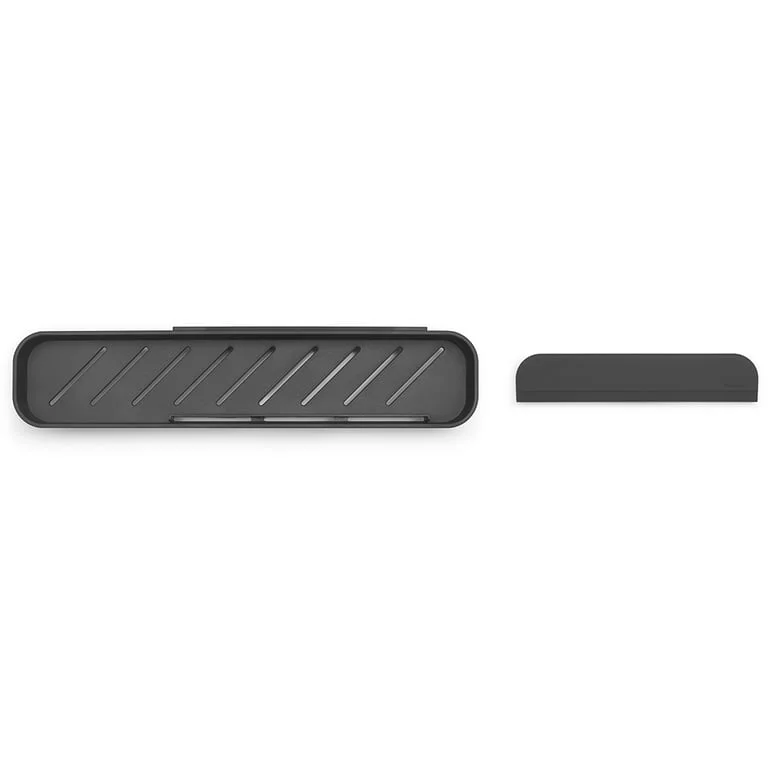 Shower Shelf with Squeegee Brabantia MindSet Dark Grey