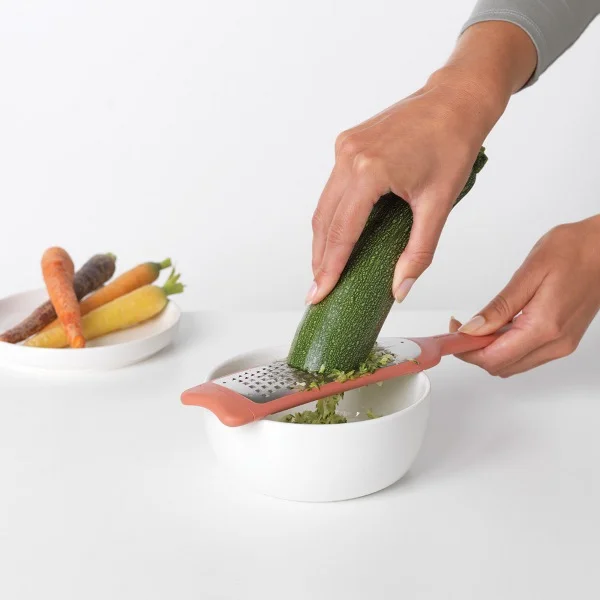 Coarse Grater Brabantia Tasty+ Terracotta Pink