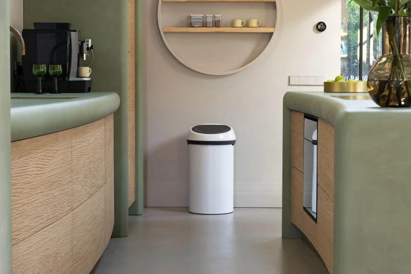 Touch Bin Brabantia, 60 L White