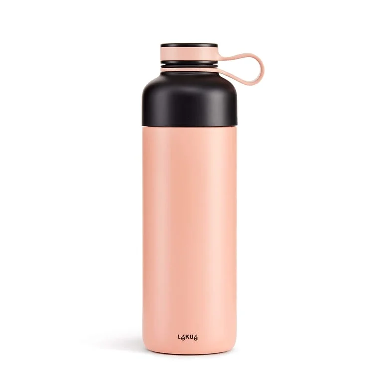 Термо бутилка с вграден филтър Lekue On The Go Coral 500ml