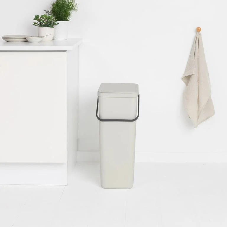 Waste Bin Brabantia Sort&Go 40L, Light Grey