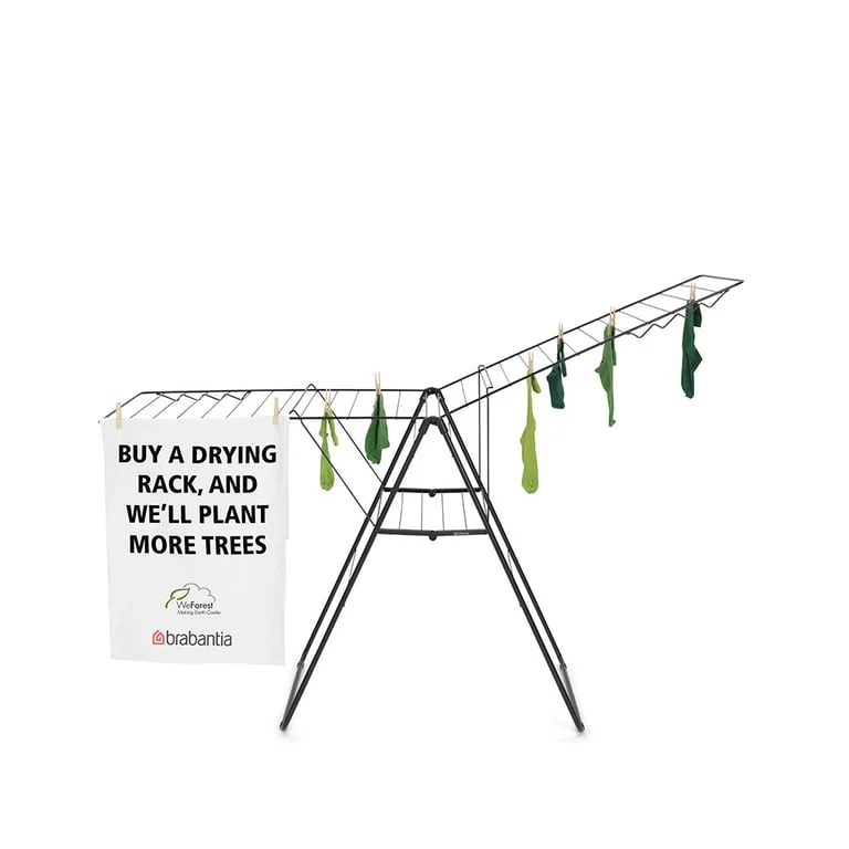 Drying Rack Brabantia Hangon, 25m, Matt Black