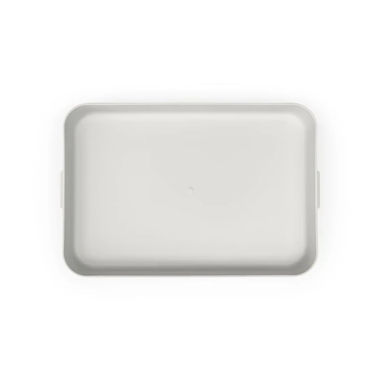 Кутия за обяд Brabantia Make&Take 1.1L, Light Grey, плоска