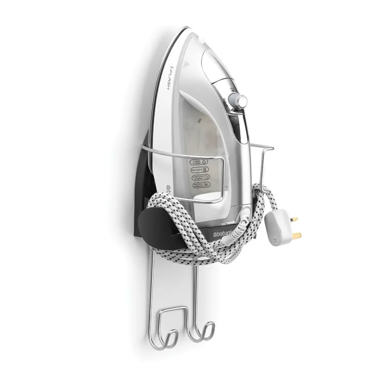 Стойка за съхранение на ютия Brabantia Cool Grey