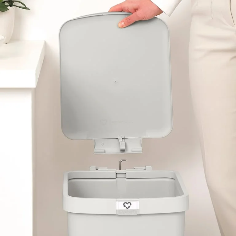 Pedal Waste Bin Brabantia StepUp 25L, Light Grey