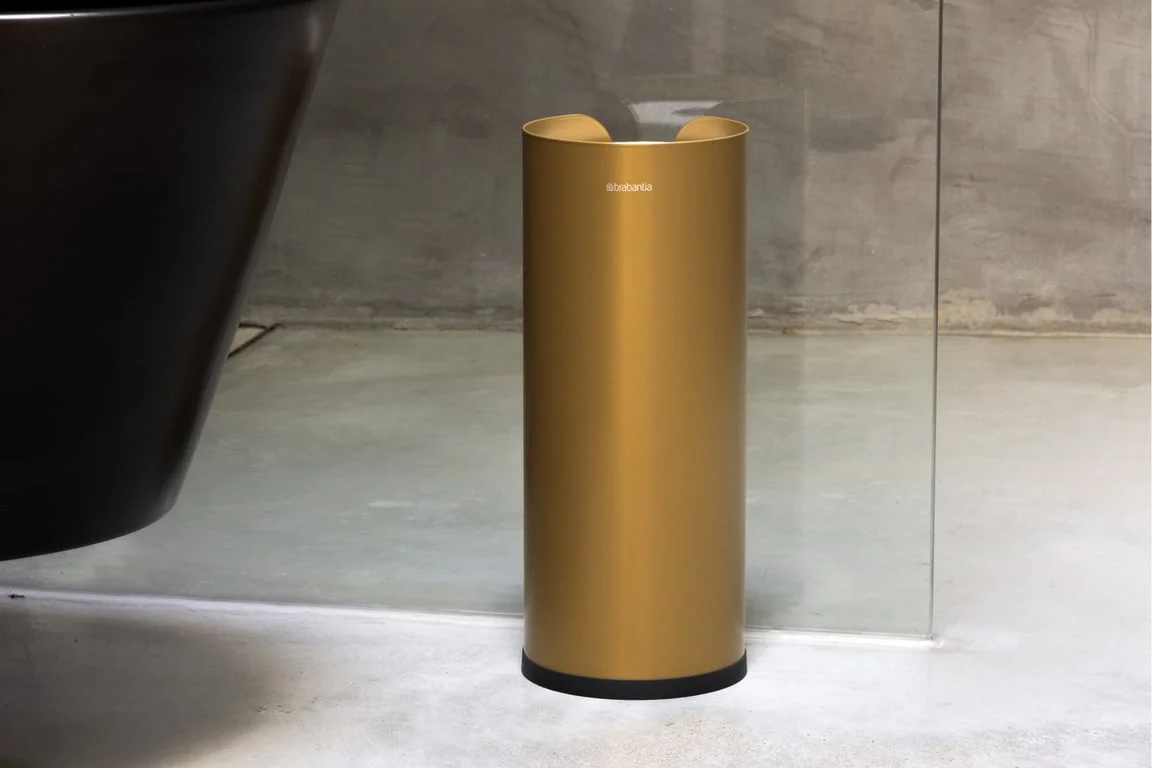 Toilet Roll Dispenser Brabantia ReNew Warm Gold