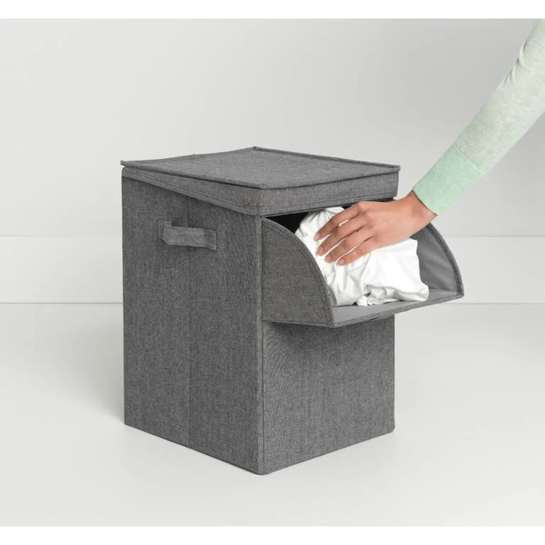 Stackable Laundry Box Brabantia Linn, 35L, Pepper Black
