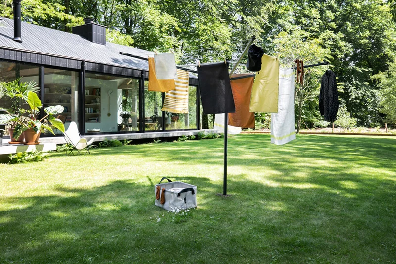 Outdoor Dryer Brabantia Lift-O-Matic 50m, Metal Soil Spear, Anthracite