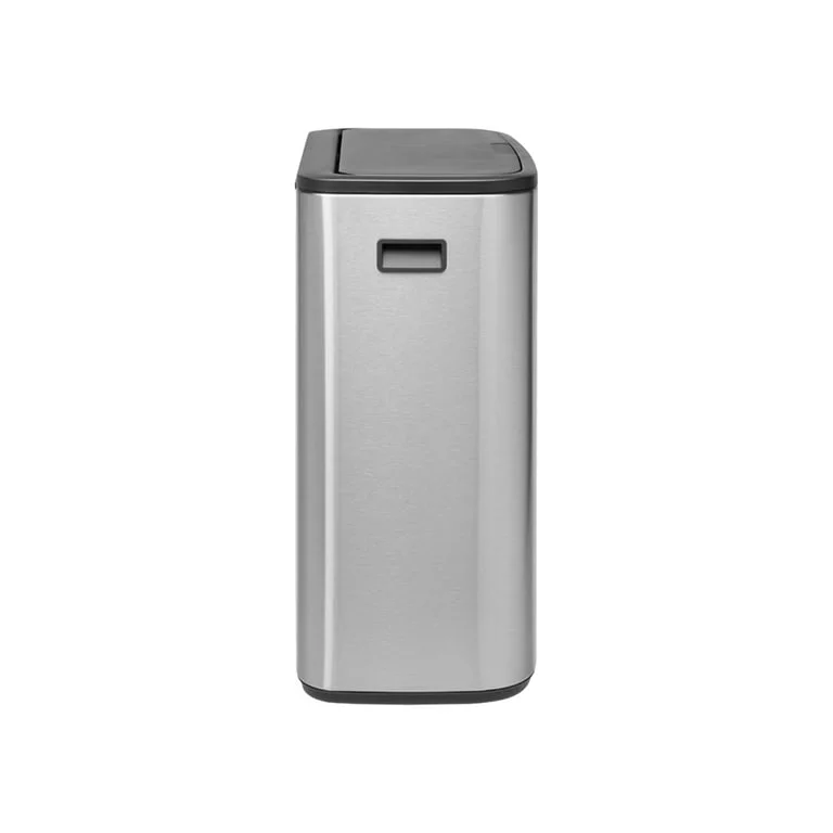 Кош за смет Brabantia Bo Touch 2x30L, Matt Steel Fingerprint Proof