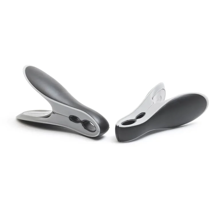 Clothes Pegs Brabantia Smart Black/Grey, 8 Pcs