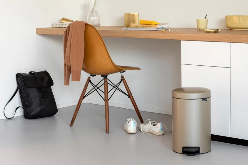 Waste Bin Brabantia NewIcon Pedal 12L, Metallic Gold