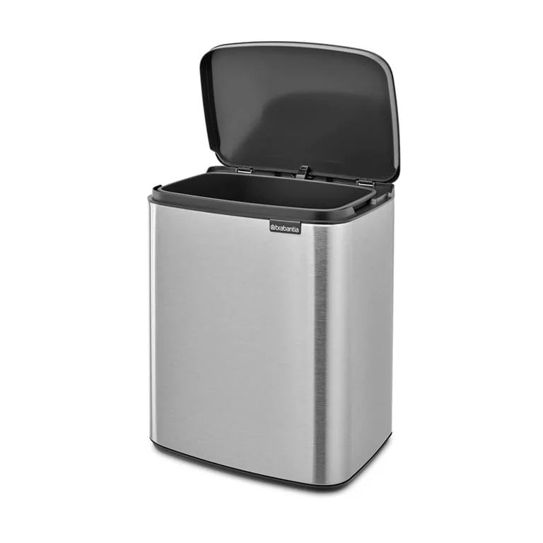 Кош за смет Brabantia Bo Small 12L, Matt Steel Fingerprint Proof
