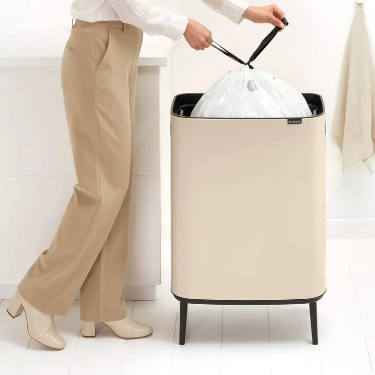 Waste Bin Brabantia Bo Touch Hi 60L, Soft Beige