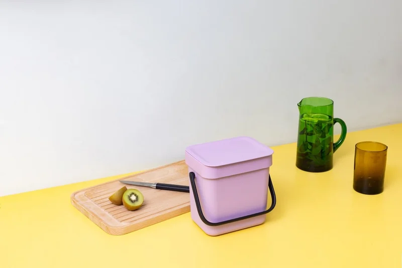 Waste Bin Brabantia Sort&Go 3L, Lilac Pink