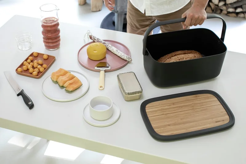Bread Bin Brabantia Nic, Dark Grey