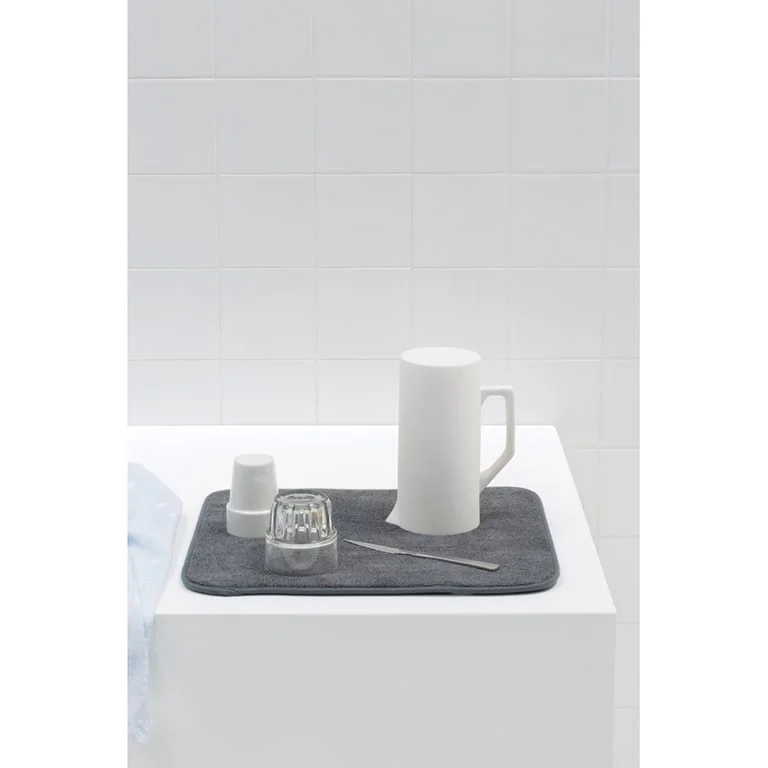 Microfibe dish drying mat, Brabantia,  Dark Grey