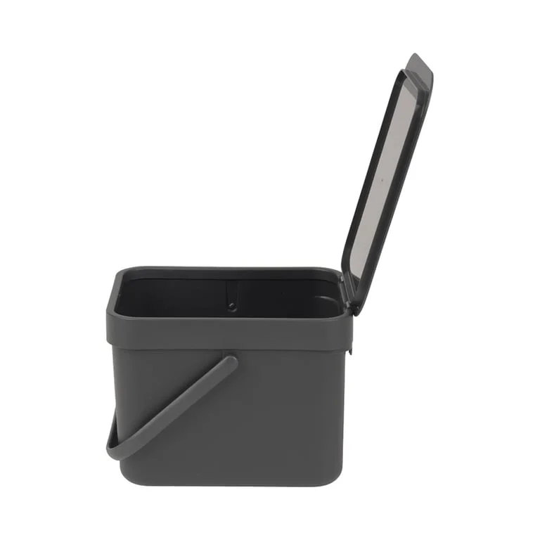Кош за смет за разделно събиране Brabantia Sort&Go 6L, Dark Grey