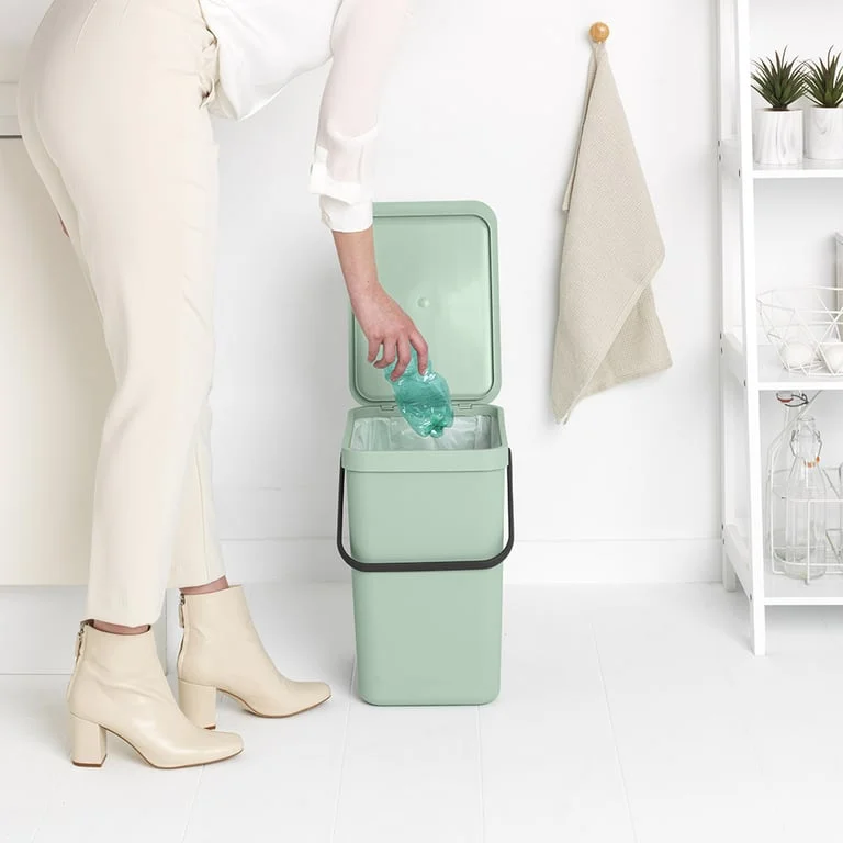 Waste Bin Brabantia Sort&Go 25L, Jade Green