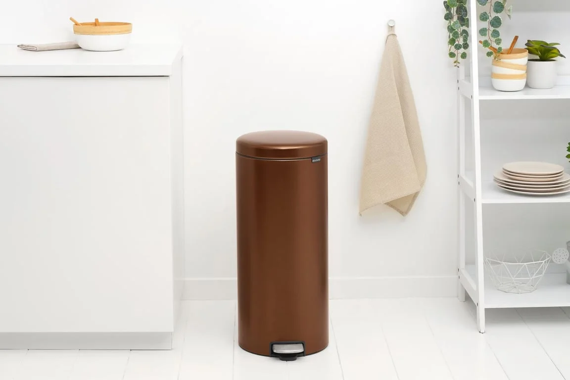 Кош за смет с педал Brabantia NewIcon 30L, Warm Bronze