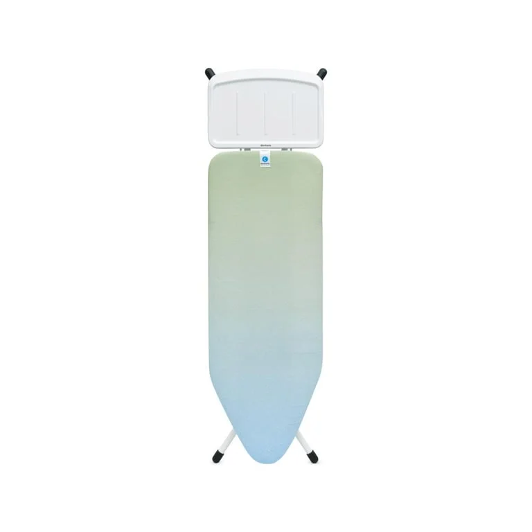 Ironing Board Brabantia C 124x45cm, Solid Steam Unit Holder, Soothing Sea