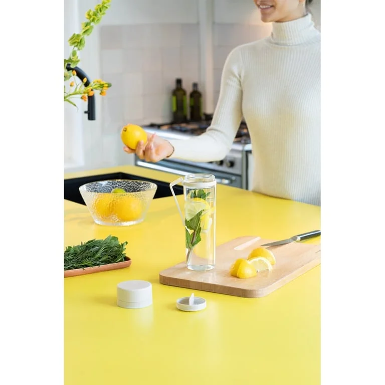 Бутилка Brabantia Make&Take 500ml Light Grey, с цедка