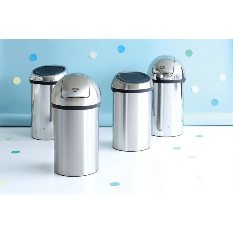 Push Bin Brabantia, 60 L Brillian Steel