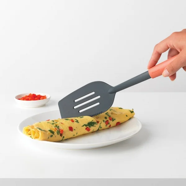 Spatula with Cutting Edge Brabantia Tasty+, Terracotta Pink