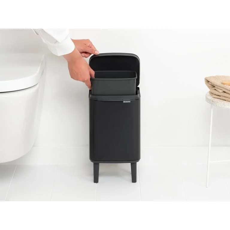 Waste Bin Brabantia Bo Small Hi 4L, Matt Black